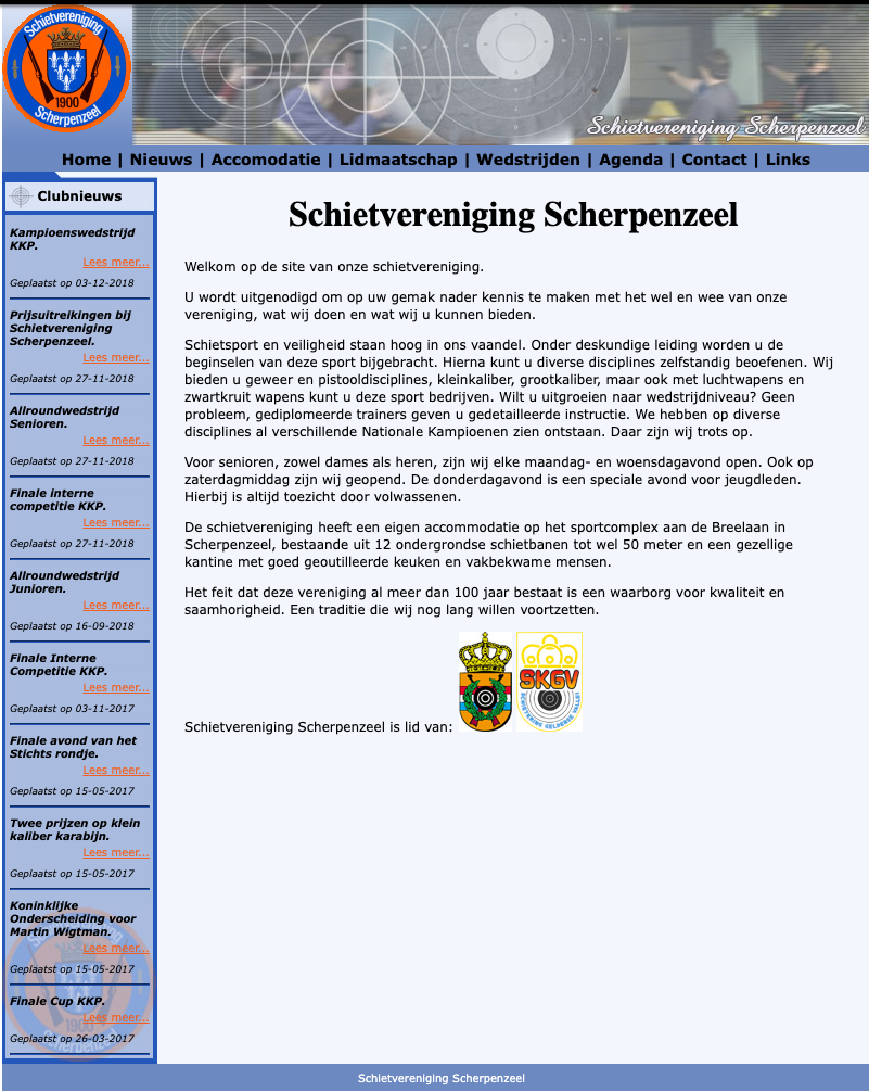 Old design – Schietvereniging Scherpenzeel